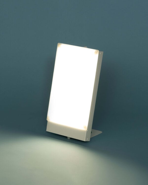 TRAVelite Desk Lamp II front view in white